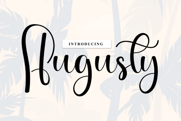 Augusty: The Artisan Script for Boutique Brands