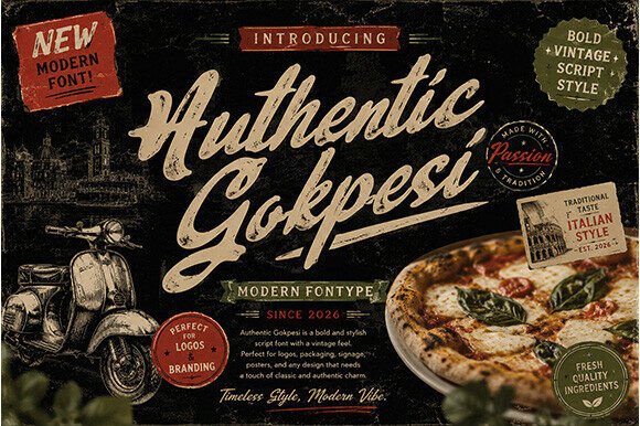 Authentic Gokpesi: A Vintage Script with a Passionate Soul