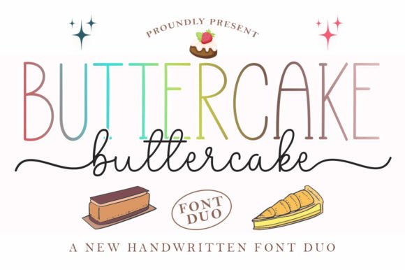 Butter Cake Duo: A Font That Balances Elegance with Versatility