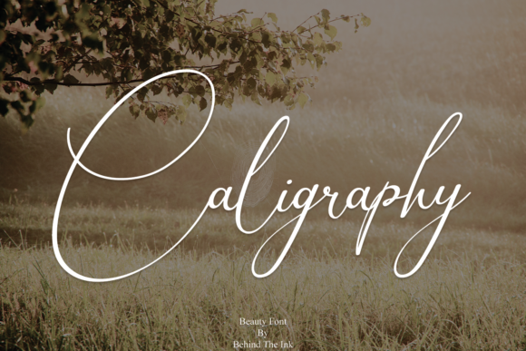 Caligraphy: A Script Font That Dances with Elegance