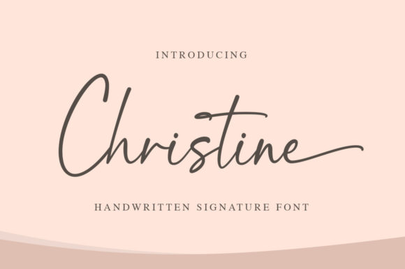 Christine: A Graceful Script for Elegant Design
