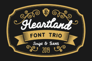 Heartland Trio: Vintage Charm for Modern Design Projects