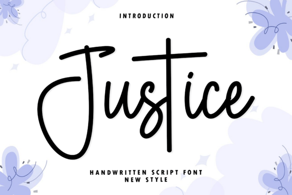 Justice: A Stylish Script Font for Elegant Designs