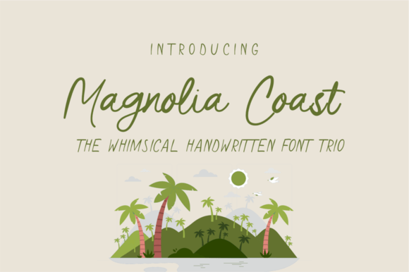 Magnolia Coast Trio: A Designer's Guide to This Elegant Script Font