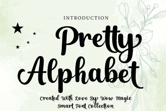 Pretty Alphabet: Weaving Elegance into Every Design