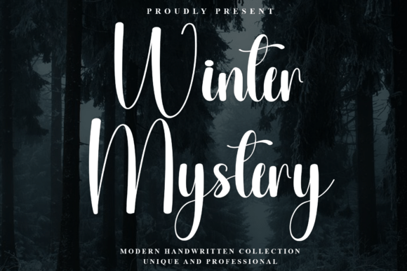 Winter Mystery: A Font for Modern Elegance